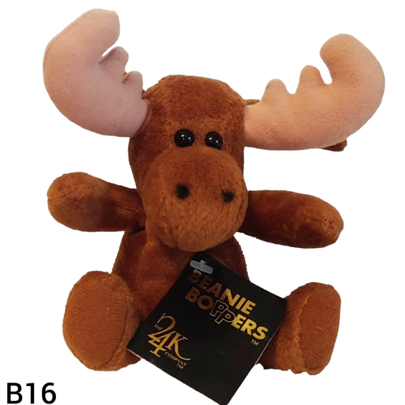 Beanie Boppers Mikey the Moose 1997 Rare 7" Tall Collectible - Picture 1 of 12